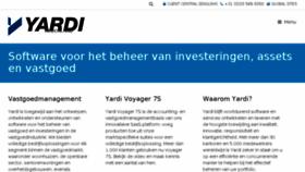 What Yardi.nl website looked like in 2016 (7 years ago)