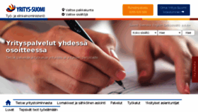 What Yrityssuomi.fi website looked like in 2017 (7 years ago)