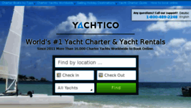 What Yachtico.com website looked like in 2017 (7 years ago)