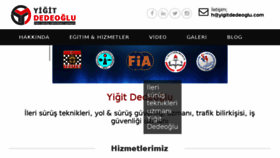 What Yigitdedeoglu.com website looked like in 2017 (7 years ago)
