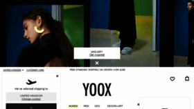 What Yoox.co.uk website looked like in 2017 (7 years ago)