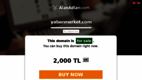 What Yabanmarket.com website looked like in 2017 (7 years ago)