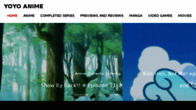 What Yoyoanime.com website looked like in 2017 (7 years ago)
