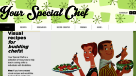 What Yourspecialchef.net website looked like in 2017 (7 years ago)