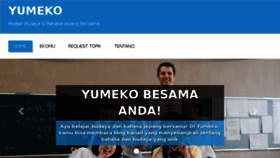 What Yumeko.web.id website looked like in 2017 (7 years ago)