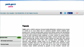 What Yanik.gen.tr website looked like in 2017 (7 years ago)