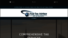 What Yourtaxadvisor.com website looked like in 2017 (7 years ago)