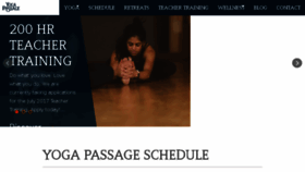 What Yogapassage.ca website looked like in 2017 (7 years ago)