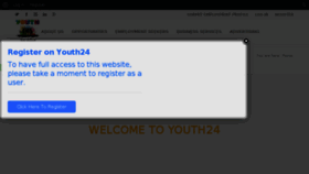 What Youth24.co.za website looked like in 2017 (7 years ago)