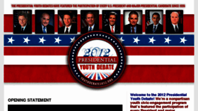 What Youthdebate2012.org website looked like in 2017 (7 years ago)