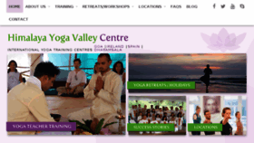 What Yogagoaindia.com website looked like in 2017 (6 years ago)