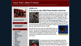 What Yourpetsbestfriend.com website looked like in 2017 (7 years ago)