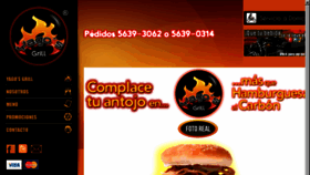 What Yagosgrill.com website looked like in 2017 (6 years ago)