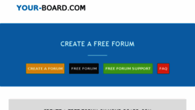 What Your-board.com website looked like in 2017 (6 years ago)