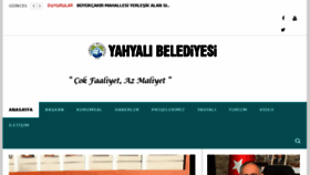 What Yahyali.bel.tr website looked like in 2017 (8 years ago)