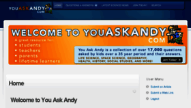 What Youaskandy.com website looked like in 2017 (6 years ago)