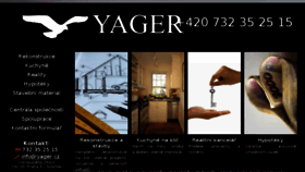 What Yager.cz website looked like in 2017 (6 years ago)