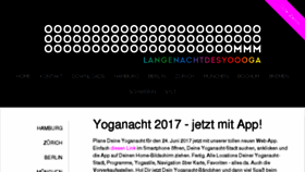 What Yoganacht.de website looked like in 2017 (6 years ago)