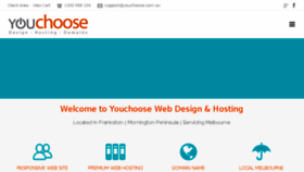 What Youchoose.com.au website looked like in 2017 (6 years ago)