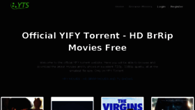 What Yifymovies.info website looked like in 2017 (6 years ago)