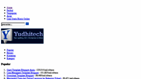 What Yudhitech.com website looked like in 2017 (6 years ago)