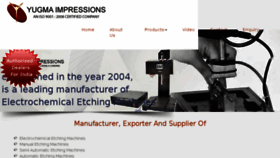 What Yugmaimpressions.com website looked like in 2017 (6 years ago)