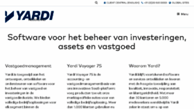 What Yardi.nl website looked like in 2017 (6 years ago)