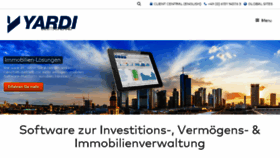 What Yardi.de website looked like in 2017 (6 years ago)