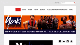 What Yorktheatre.org website looked like in 2017 (6 years ago)