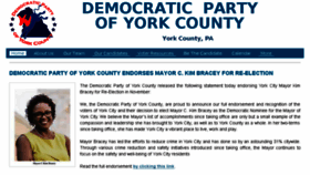 What Yorkdems.org website looked like in 2017 (6 years ago)