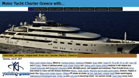 What Yachting-greece.com website looked like in 2017 (6 years ago)