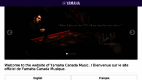 What Yamaha.ca website looked like in 2017 (6 years ago)