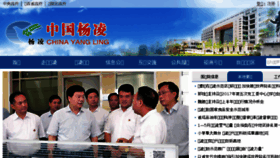 What Yangling.gov.cn website looked like in 2017 (6 years ago)