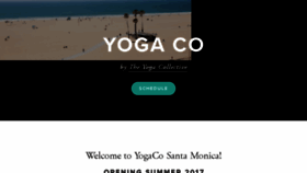 What Yogaco.com website looked like in 2017 (6 years ago)