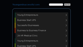 What Youngandsuccessful.com website looked like in 2017 (6 years ago)
