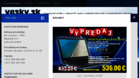 What Yasky.sk website looked like in 2017 (6 years ago)
