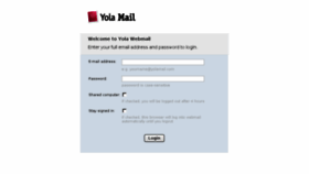 What Yolamail.com website looked like in 2017 (6 years ago)