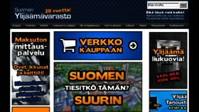 What Ylijaama.fi website looked like in 2017 (6 years ago)