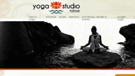 What Yogastudiotahoe.com website looked like in 2017 (6 years ago)