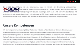 What Y-com-automation.de website looked like in 2017 (6 years ago)