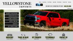 What Yellowstoneimport.com website looked like in 2017 (6 years ago)