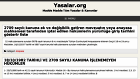 What Yasalar.org website looked like in 2017 (6 years ago)