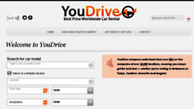 What Youdrive.com.au website looked like in 2017 (6 years ago)