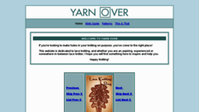 What Yarnover.net website looked like in 2017 (6 years ago)