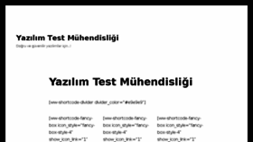 What Yazilimtestmerkezi.com website looked like in 2017 (6 years ago)