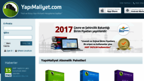 What Yapimaliyet.com website looked like in 2017 (6 years ago)
