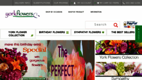 What Yorkflowers.com website looked like in 2017 (6 years ago)