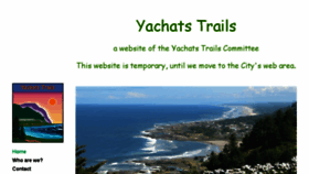 What Yachatstrails.org website looked like in 2017 (6 years ago)