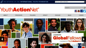 What Youthactionnet.org website looked like in 2017 (6 years ago)