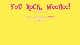 What Yourockwoohoo.com website looked like in 2017 (6 years ago)